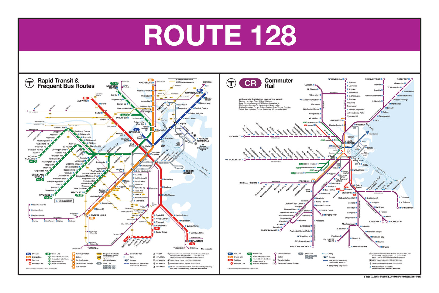 Boston MBTA Commuter Rail Station Panel Prints (N-R)