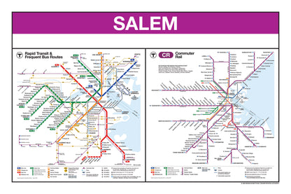 Boston MBTA Commuter Rail Station Panel Prints