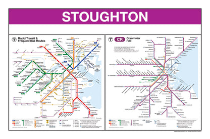 Boston MBTA Commuter Rail Station Panel Prints