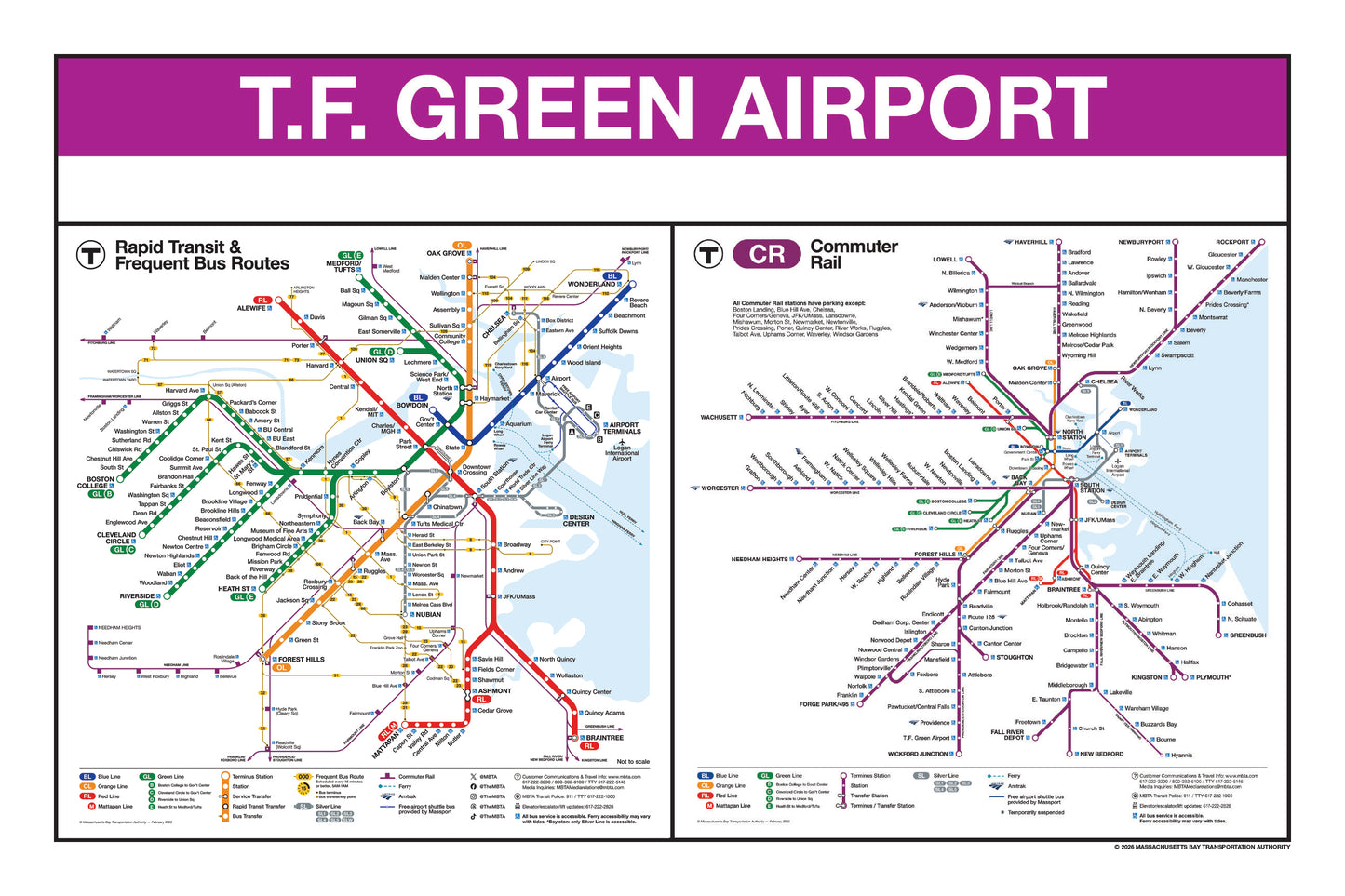 Boston MBTA Commuter Rail Station Panel Prints