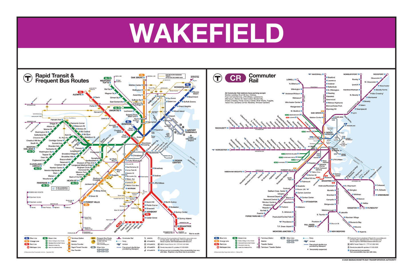 Boston MBTA Commuter Rail Station Panel Prints (S-Z)