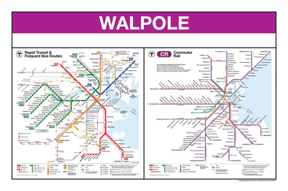 Boston MBTA Commuter Rail Station Panel Prints (S-Z)
