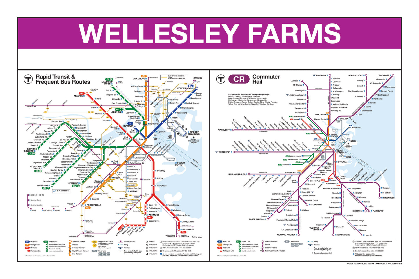 Boston MBTA Commuter Rail Station Panel Prints (S-Z)