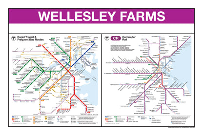 Boston MBTA Commuter Rail Station Panel Prints (S-Z)