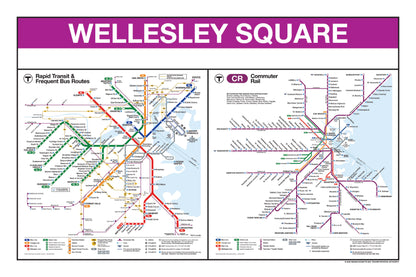Boston MBTA Commuter Rail Station Panel Prints (S-Z)