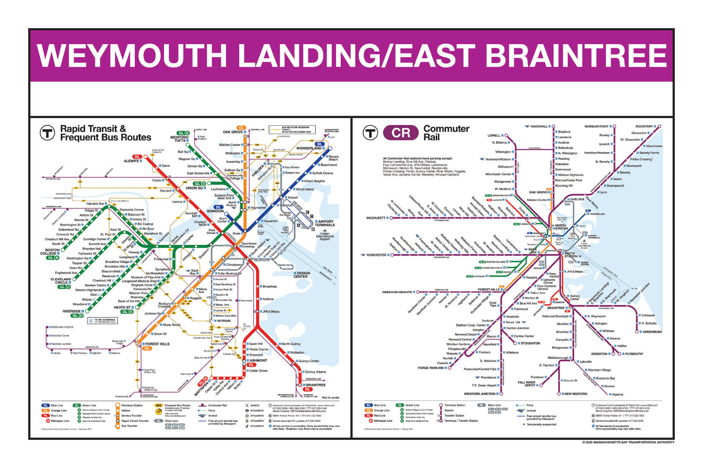 Boston MBTA Commuter Rail Station Panel Prints (S-Z)