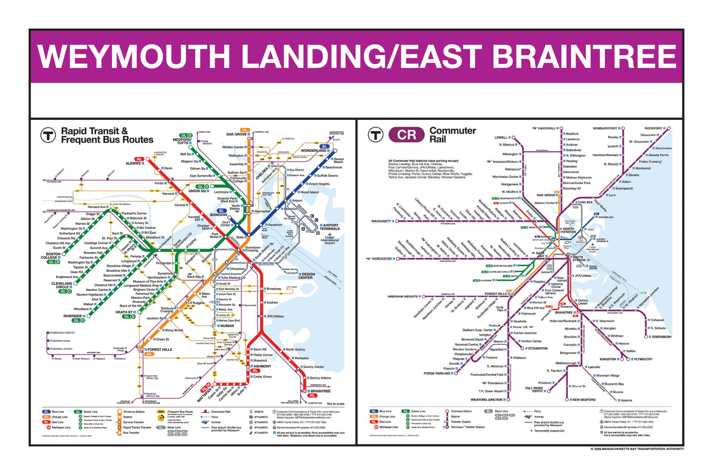 Boston MBTA Commuter Rail Station Panel Prints