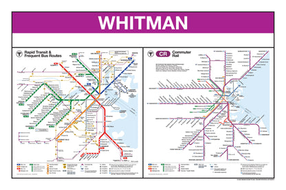 Boston MBTA Commuter Rail Station Panel Prints (S-Z)