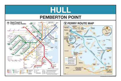 Boston MBTA Ferry Station Panel Prints