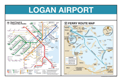 Boston MBTA Ferry Station Panel Prints