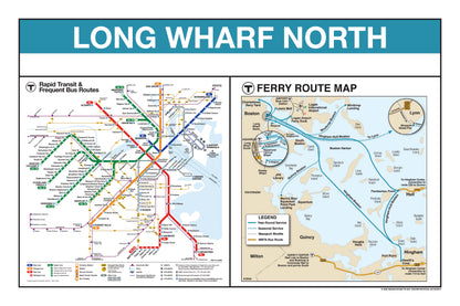 Boston MBTA Ferry Station Panel Prints
