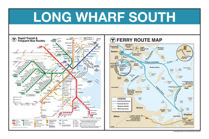 Boston MBTA Ferry Station Panel Prints