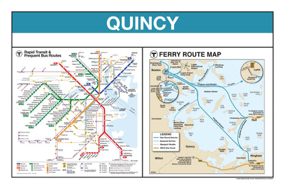Boston MBTA Ferry Station Panel Prints