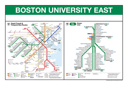 Boston MBTA Green Line Station Panel Prints