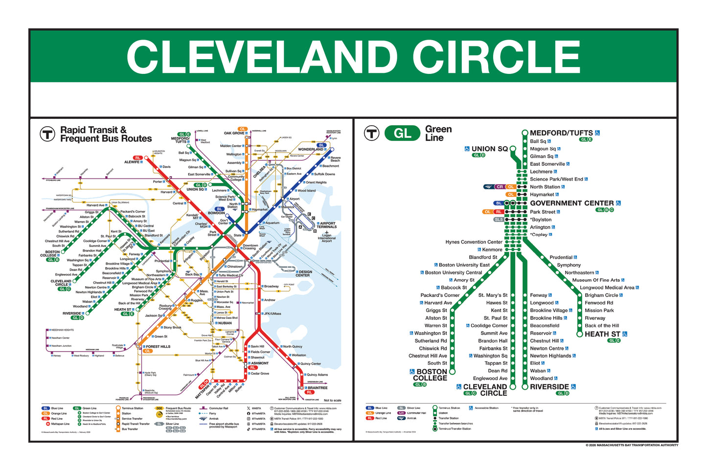 Boston MBTA Green Line Station Panel Prints