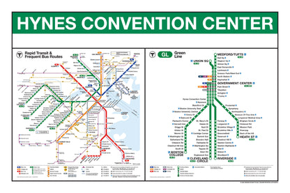 Boston MBTA Green Line Station Panel Prints (A-H)