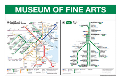 Boston MBTA Green Line Station Panel Prints