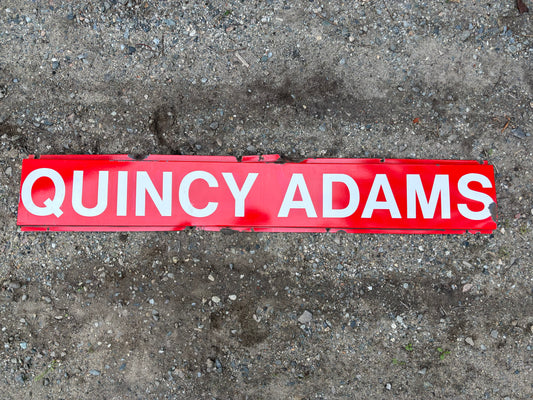 Decommission MBTA Sign: Quincy Adams Station QA2