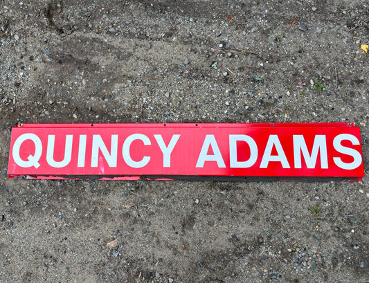 Decommission MBTA Sign: Quincy Adams Station QA3