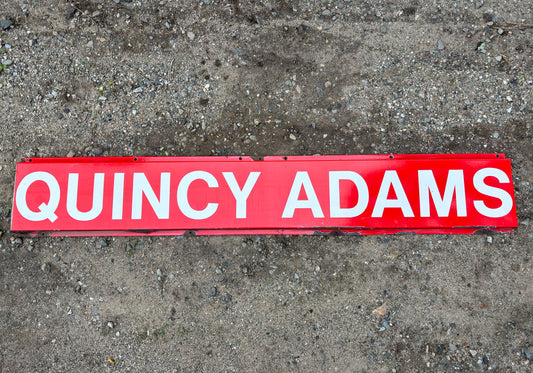 Decommission MBTA Sign: Quincy Adams Station QA1