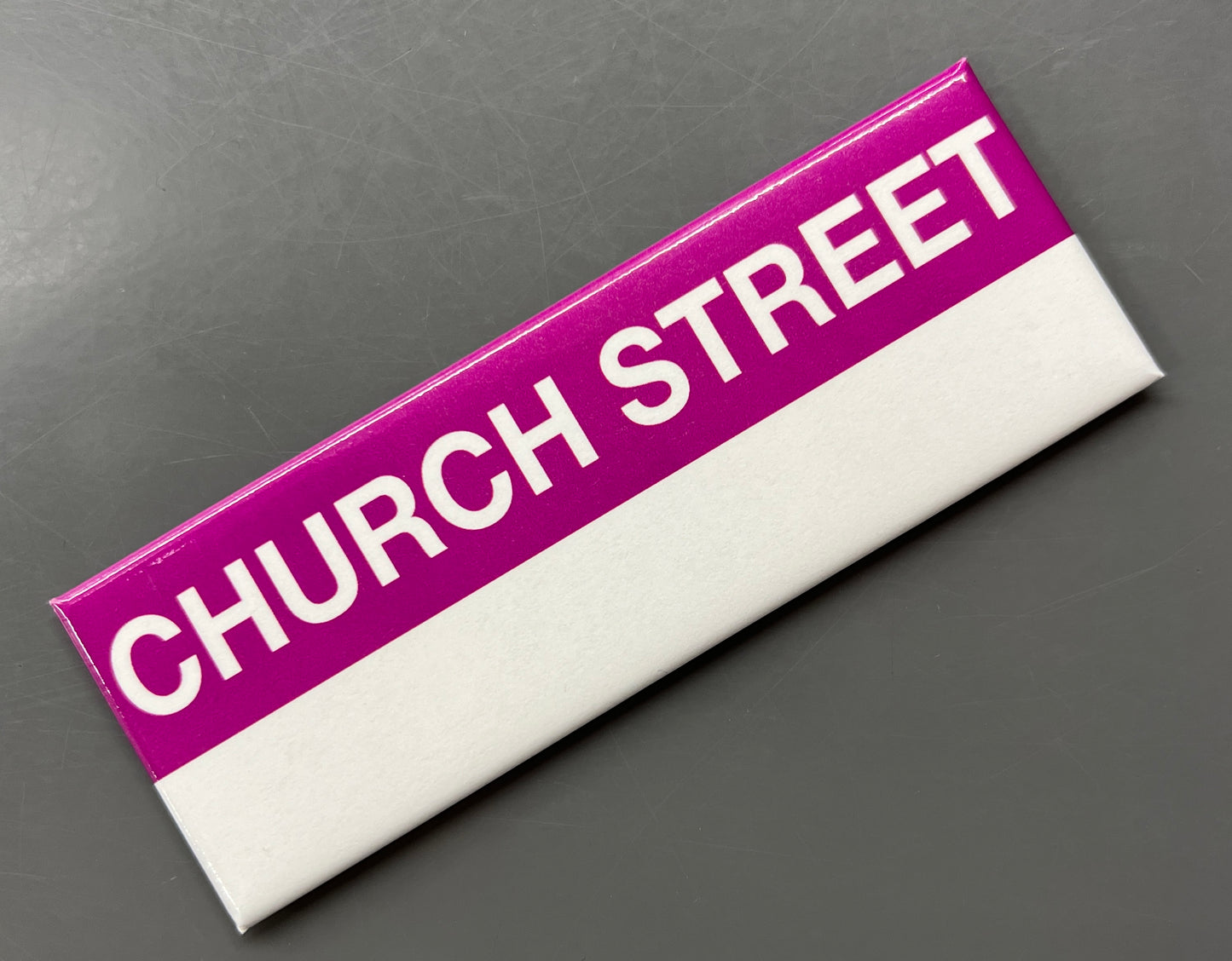 MBTA Commuter Rail Church Street Station Magnet