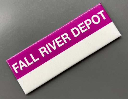 MBTA Commuter Rail Fall River Depot Station Magnet