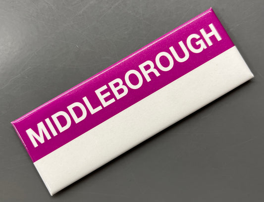 MBTA Commuter Rail Middleborough Station Magnet