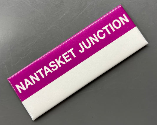 MBTA Commuter Rail Nantasket Junction Station Magnet