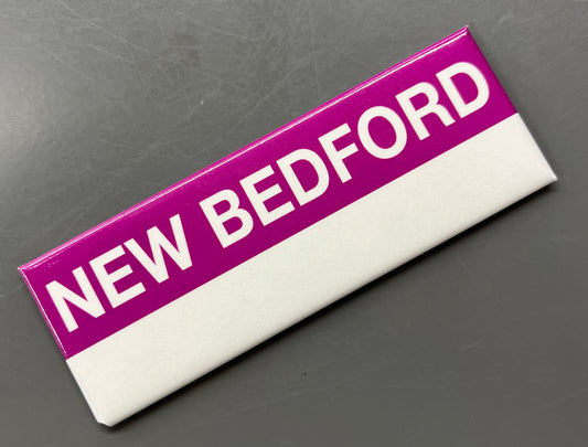 MBTA Commuter Rail New Bedford Station Magnet