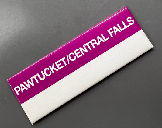 MBTA Commuter Rail Pawtucket/Central Falls Station Magnet