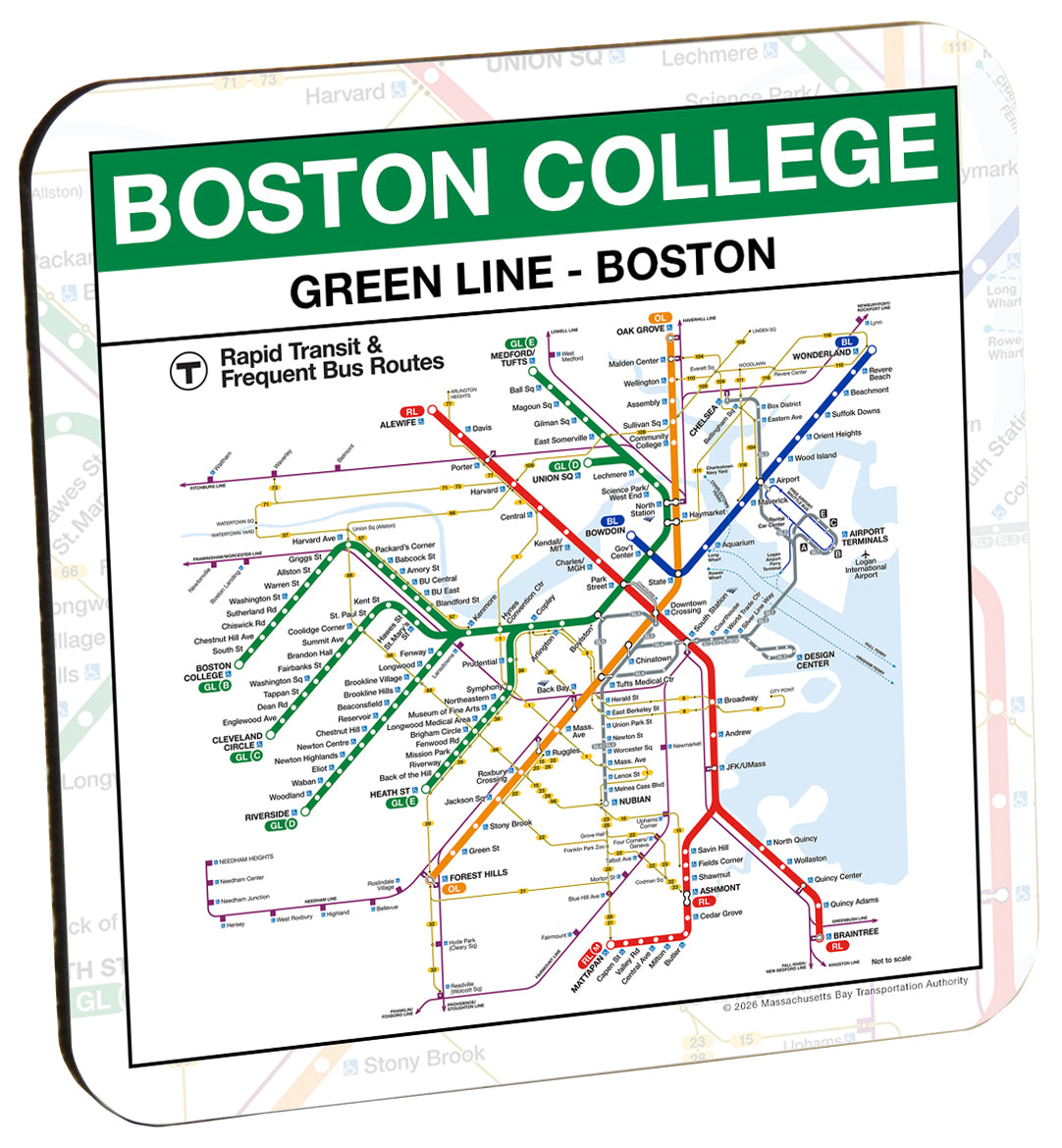 Boston MBTA Boston College Green Line Coaster