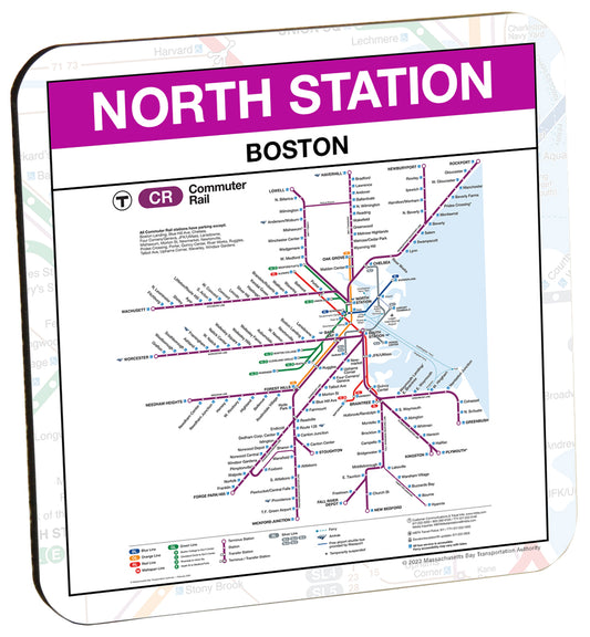 MBTA Boston North Station Commuter Rail Coaster (2025)