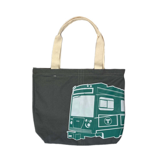 Boston MBTA Fashion Tote Bag - Green Line