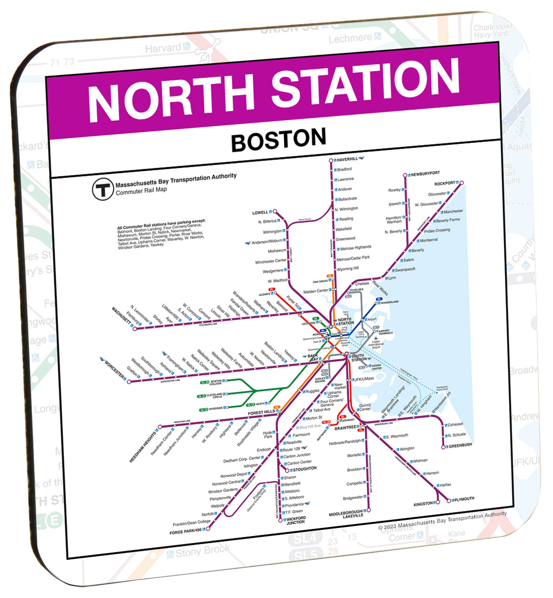 MBTA Boston North Station Commuter Rail Coaster