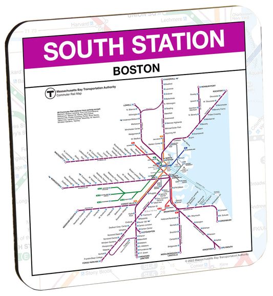 MBTA Boston South Station Commuter Rail Coaster