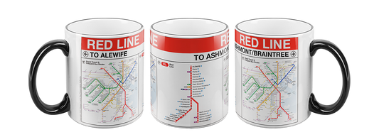 Boston MBTA RED LINE Mug
