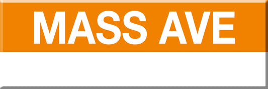 MBTA Orange Line Massachusetts Avenue Station Magnet