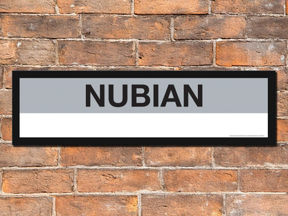 Boston MBTA SILVER LINE Framed Replica Station Signs