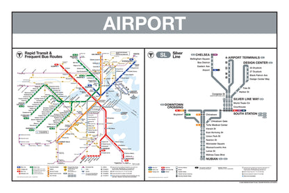 Boston MBTA Silver Line Station Panel Prints