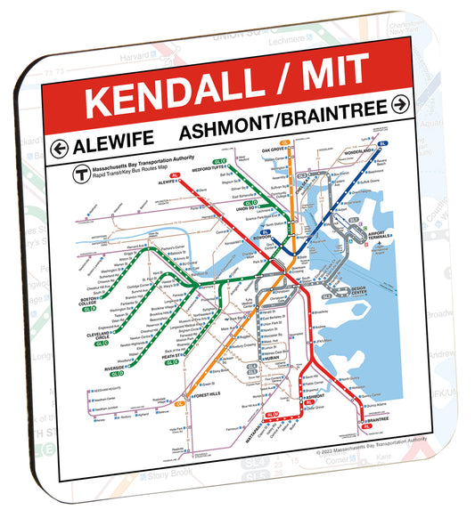 MBTA Kendall / MIT Red Line Station Coaster