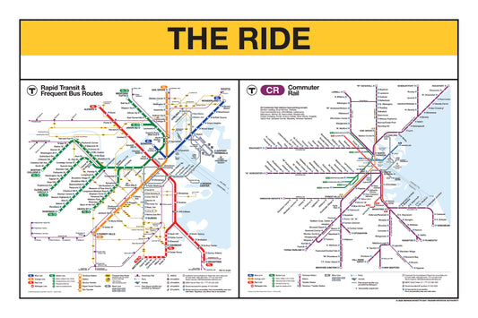 Boston MBTA The Ride Panel Print