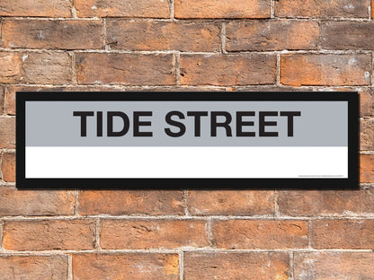 Boston MBTA SILVER LINE Framed Replica Station Signs