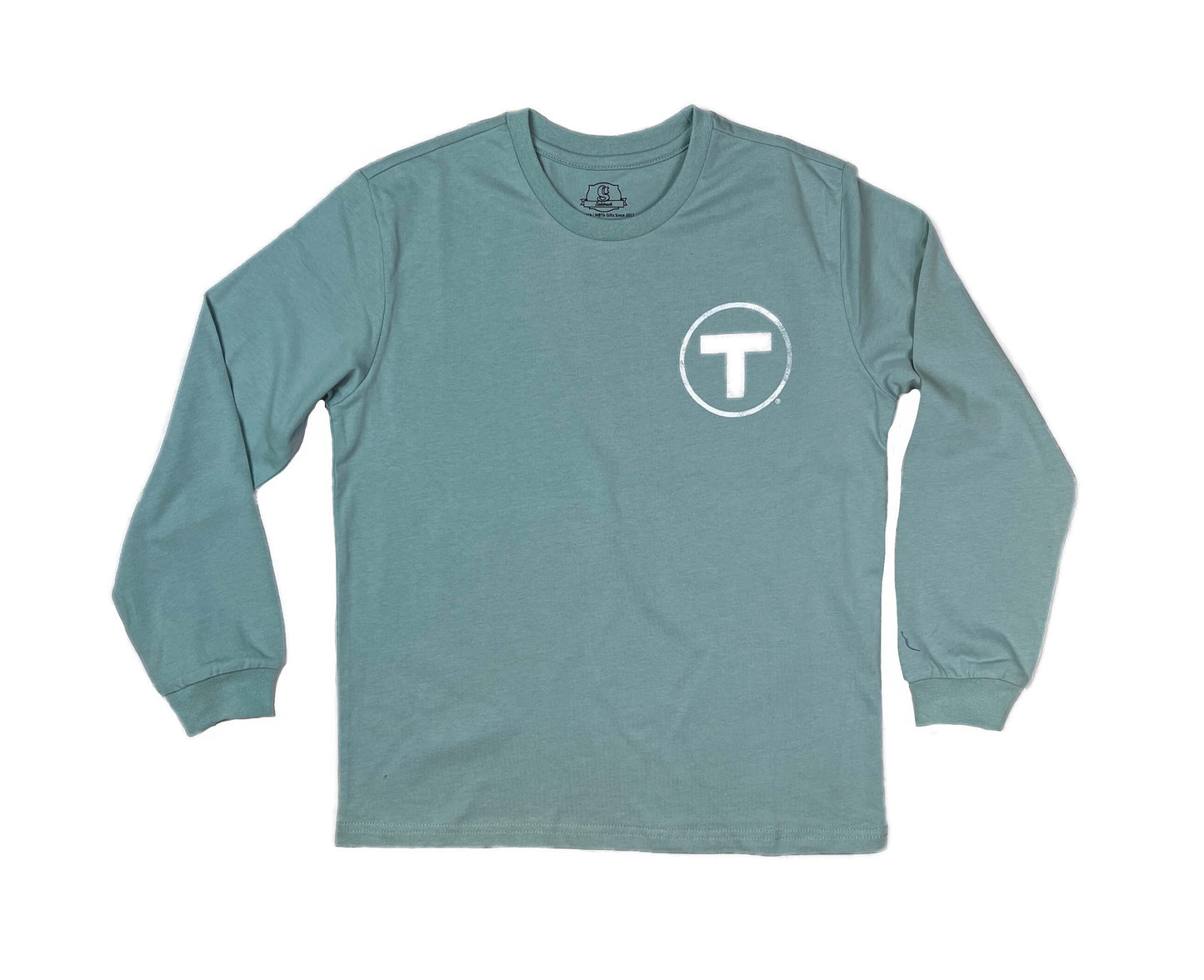 Boston MBTA Green Line Trolley & T Logo Long Sleeve Shirt (TODDLER/YOUTH/ADULT)