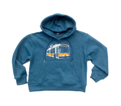 Boston MBTA Bus Hoodie - Heather Blue (TODDLER/YOUTH) (LTD QUANTITIES)