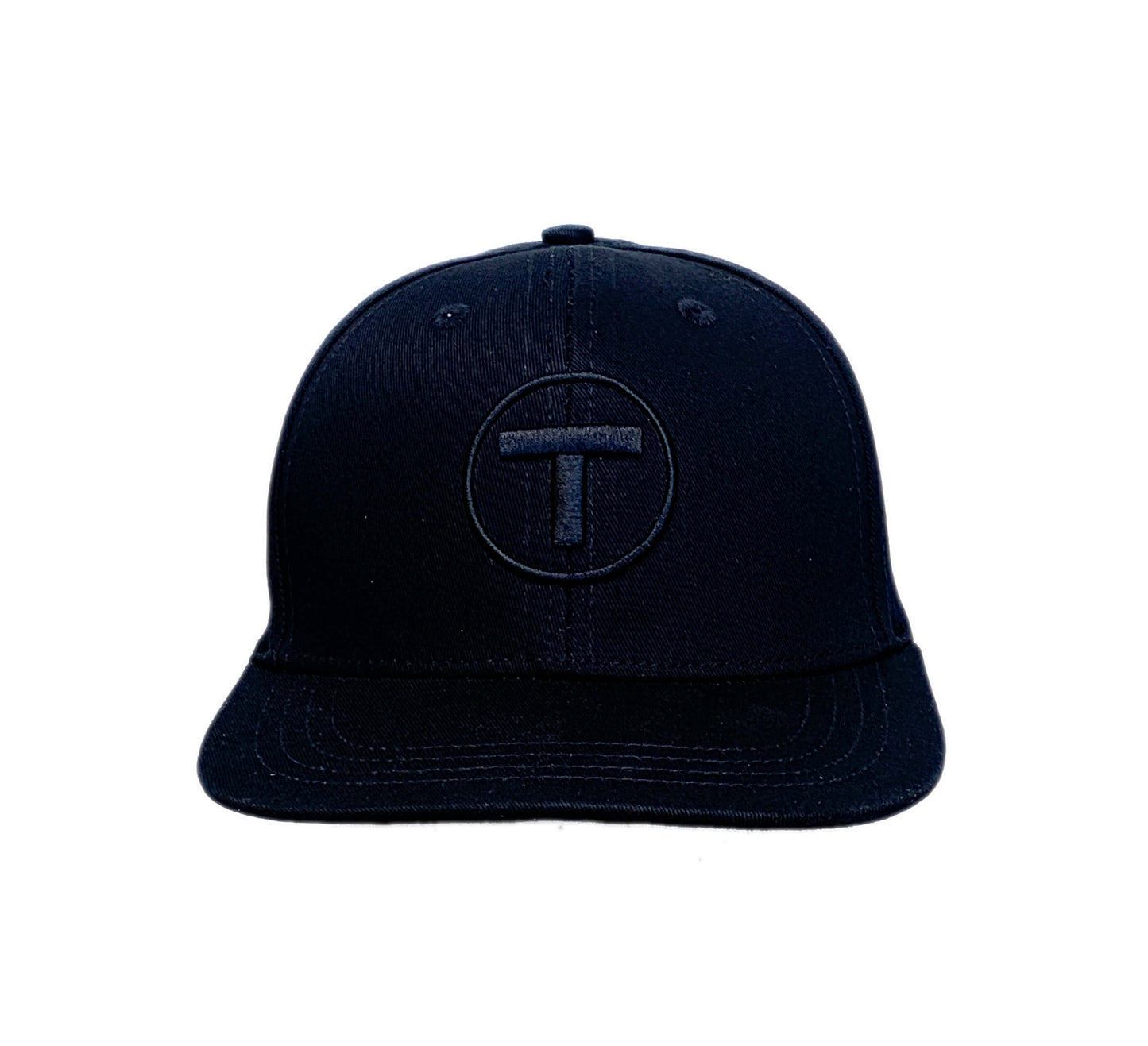 Kids' Boston MBTA T Logo Flat Brim Hat Black