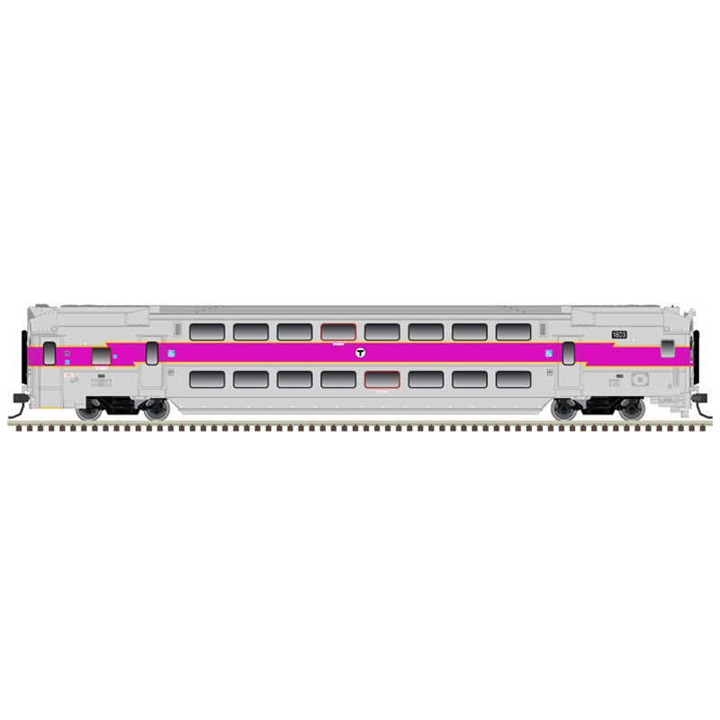 Boston MBTA N-Scale Multi-Level Coach Cab Car #1815