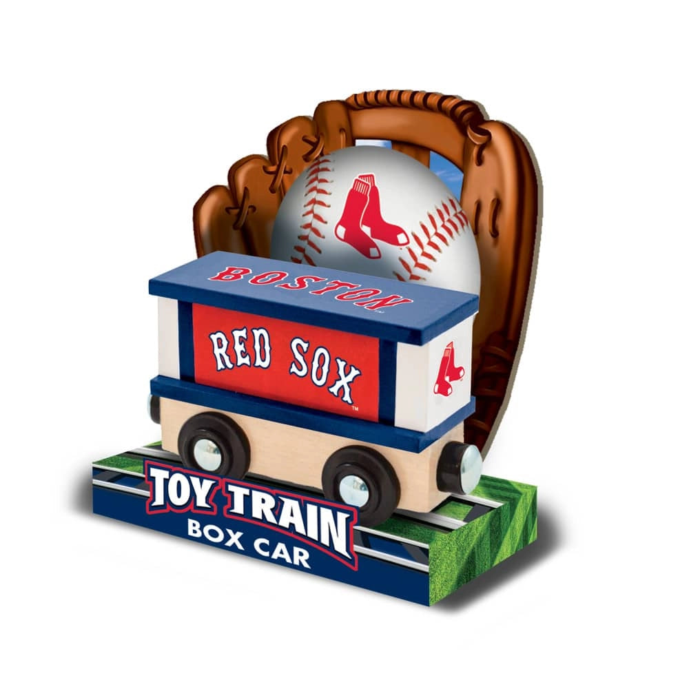 Boston Red Sox Wooden Toy Train Box Car
