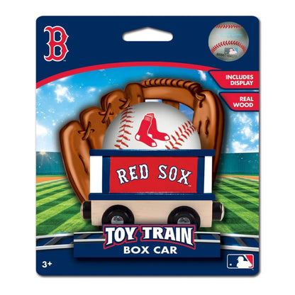 Boston Red Sox Wooden Toy Train Box Car