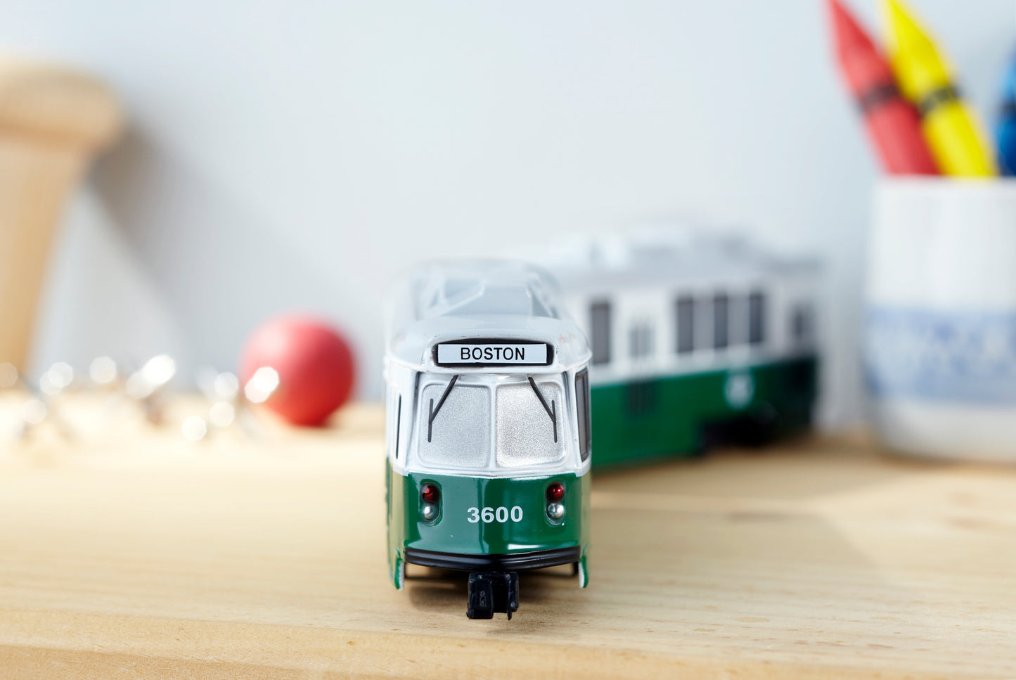 Boston MBTA Green Line LRV Trolley Metal Push Toy Bundle (Save 20%!)