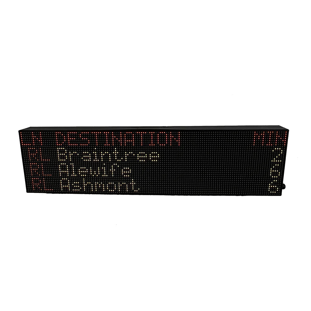 NEW! Boston MBTA LED Arrival Sign
